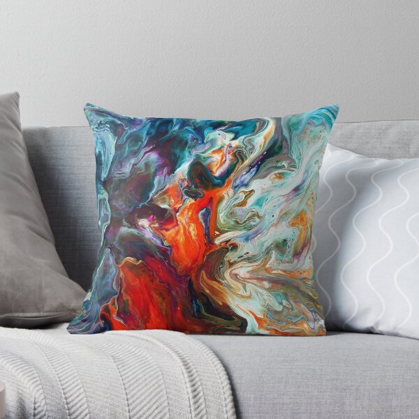 Fire And Water Throw Pillow