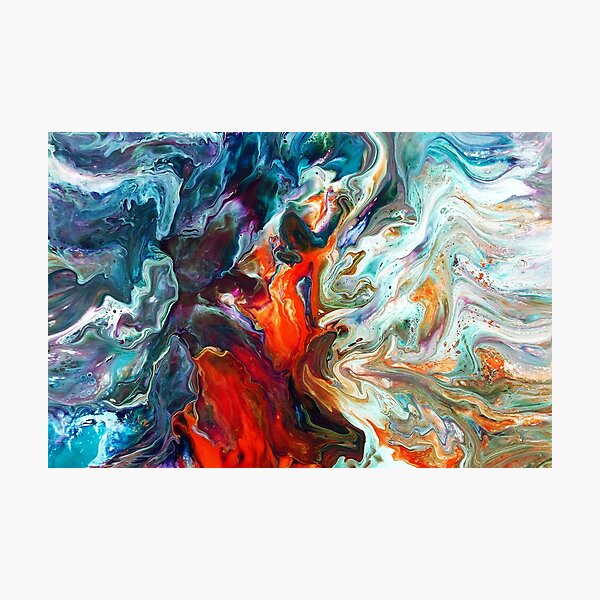Fire And Water Photographic Print