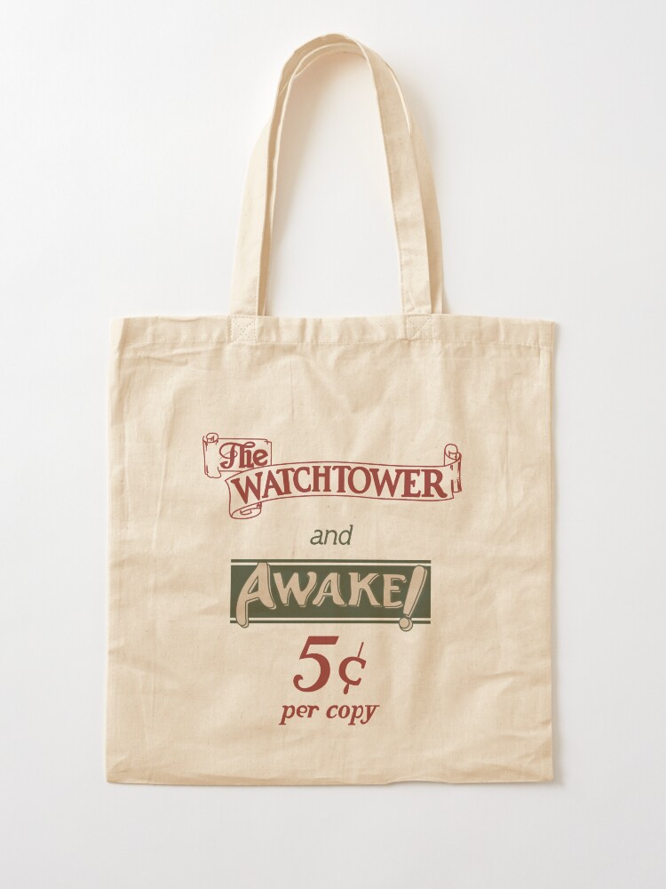 Thumbnail 2 of 5, Tote Bag, Watchtower and Awake Design designed and sold by Cindys Creative Contour.
