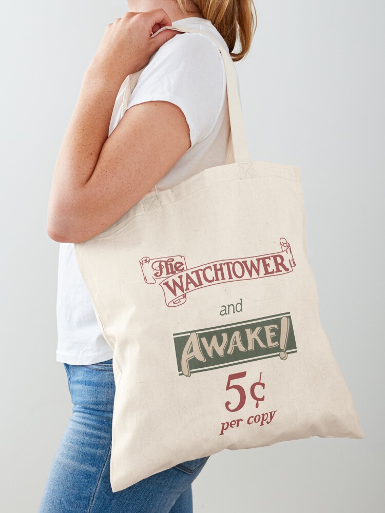 Thumbnail 1 of 5, Tote Bag, Watchtower and Awake Design designed and sold by Cindys Creative Contour.