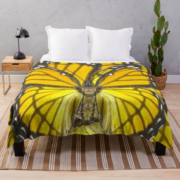 Item preview, ABSTRACT YELLOW MONARCH BUTTERFLIES, designed and sold by sharlesart.