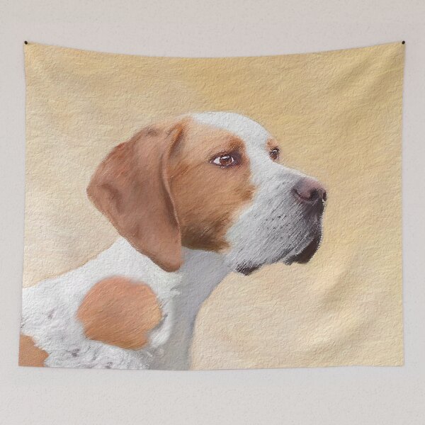 Item preview, Pointer Painting - Cute Original Dog Art designed and sold by alpendesigns.