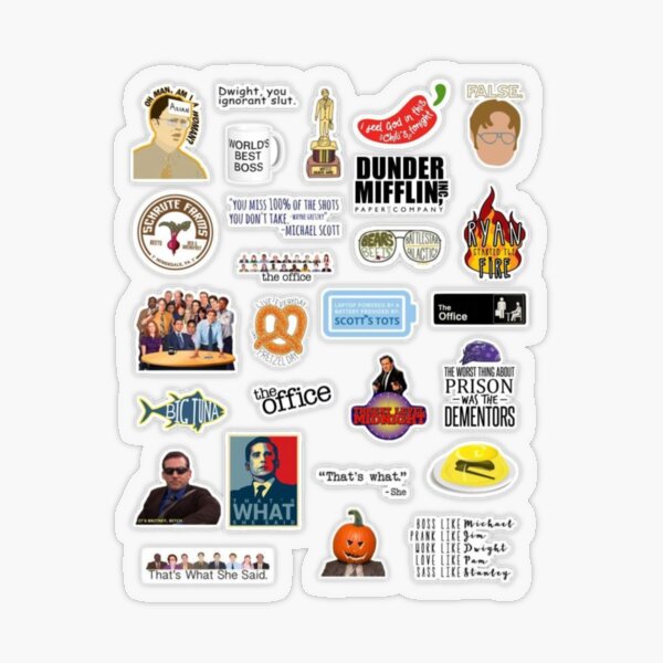 The Office Dunder Mifflin 2 1/2 Stickers - 96 Pack