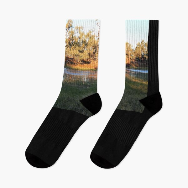Item preview, Early morning Camooweal Billabong Queensland designed and sold by KazM.