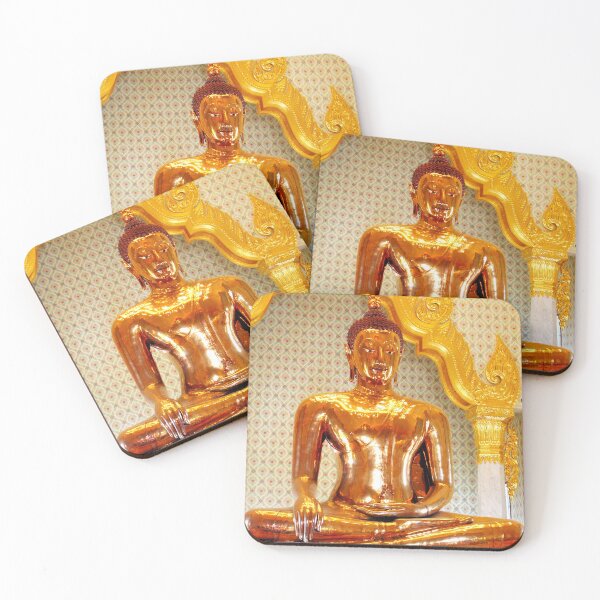 Item preview, Golden Buddha Sitting Legs Crossed  designed and sold by SolanaHouse.