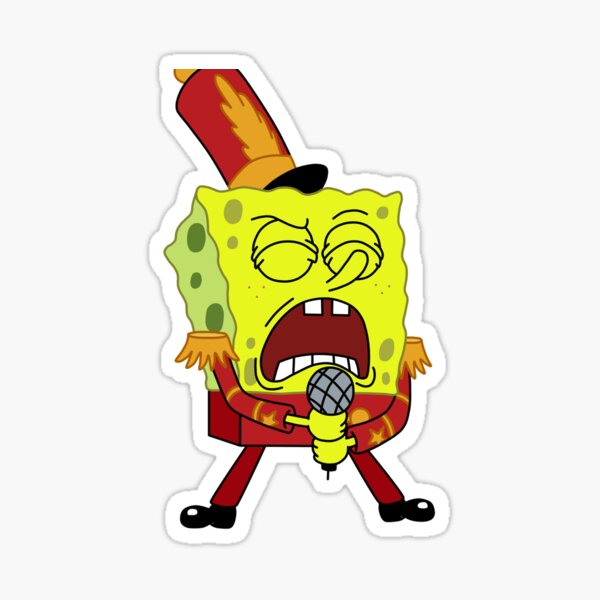 Sweet Victory Spongebob Sticker Sticker By Gaylegend Redbubble