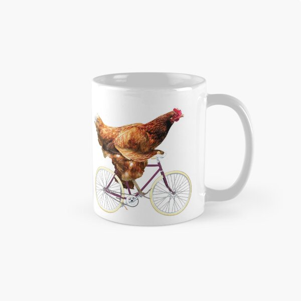 Item preview, Quirky Chicken Riding Bicycle designed and sold by RamiBeans.