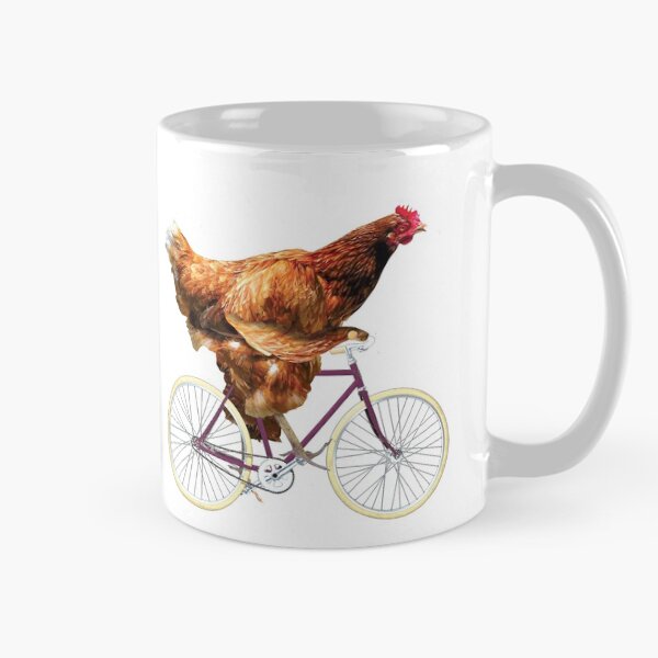 Item preview, Quirky Chicken Riding Bicycle designed and sold by RamiBeans.