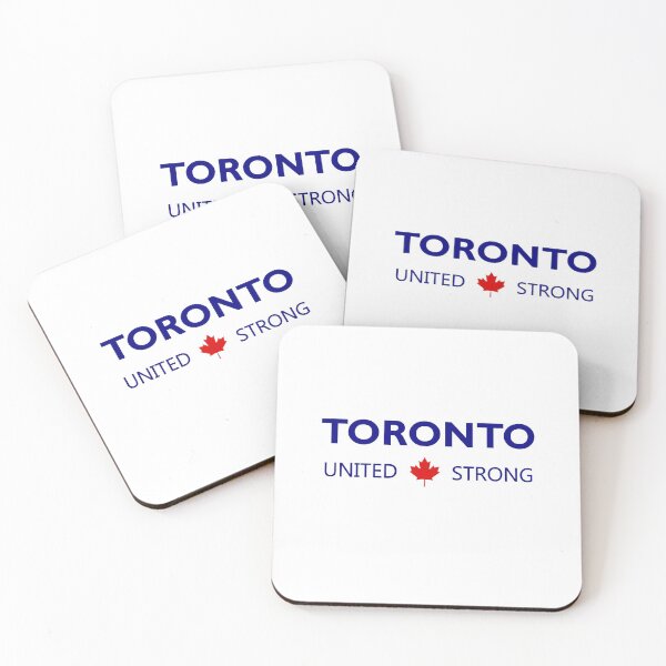 Aperçu de l'œuvre Toronto United Strong Feuille d'érable de couleur claire créée et vendue par TinyStarCanada.