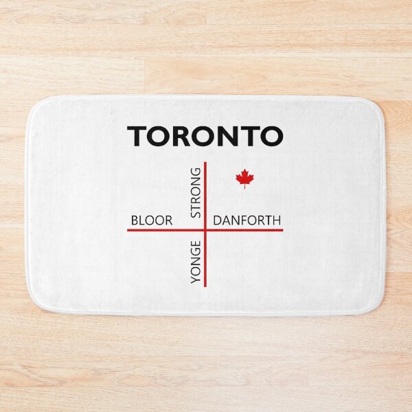 Item preview, Toronto Canada Strong Street Map Color designed and sold by TinyStarCanada.