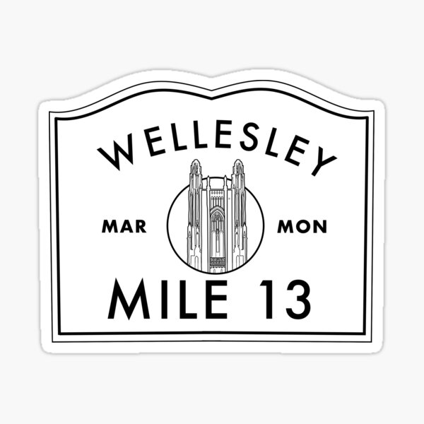 Item preview, Boston Marathon (MarMon) Wellesley College Sign designed and sold by jessssifer.