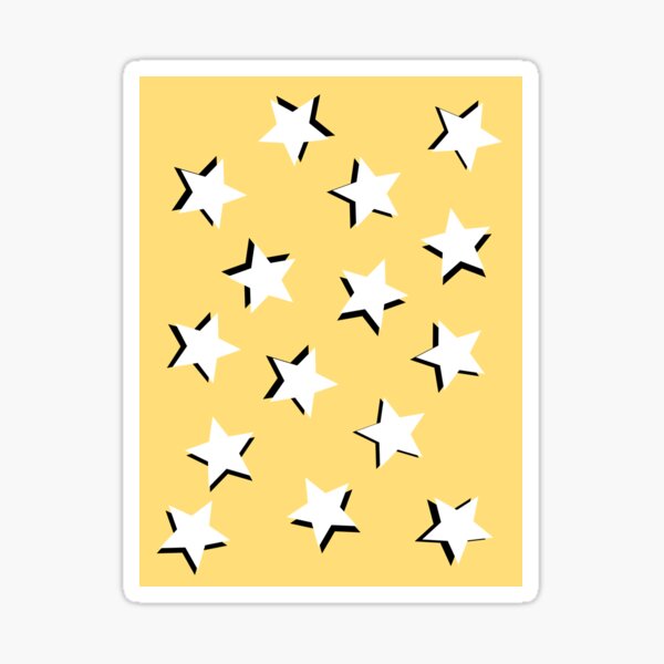 gold glitter stars Sticker for Sale by jaceyerin