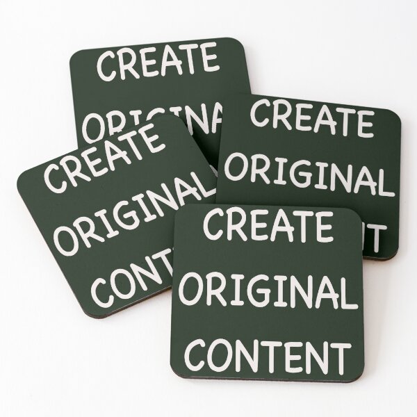 Item preview, CREATE ORIGINAL CONTENT designed and sold by James E. Guin.