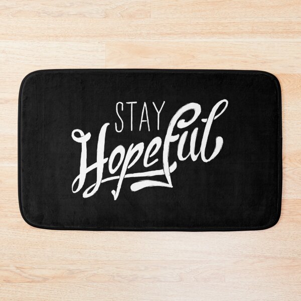 Artikelvorschau, Motivational Inspirational and Positive quote - stay hopeful typography text art by Word Fandom - wordfandom entworfen und verkauft von Kerry Pritchard.