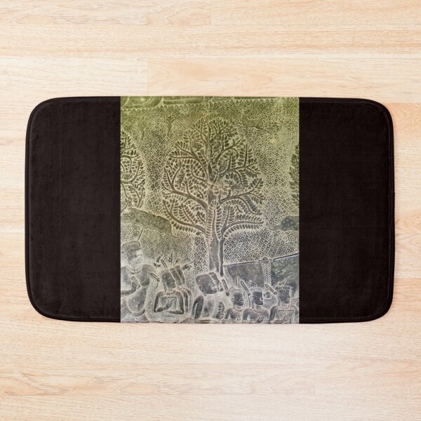 Item preview, Cambodia - Siem Reap - Angkor - carved tree on wall designed and sold by renprovo.