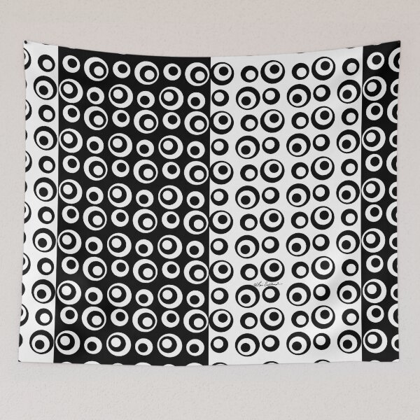Item preview, Mod Love Black & White Circles Dots designed and sold by Lois Eastlund.