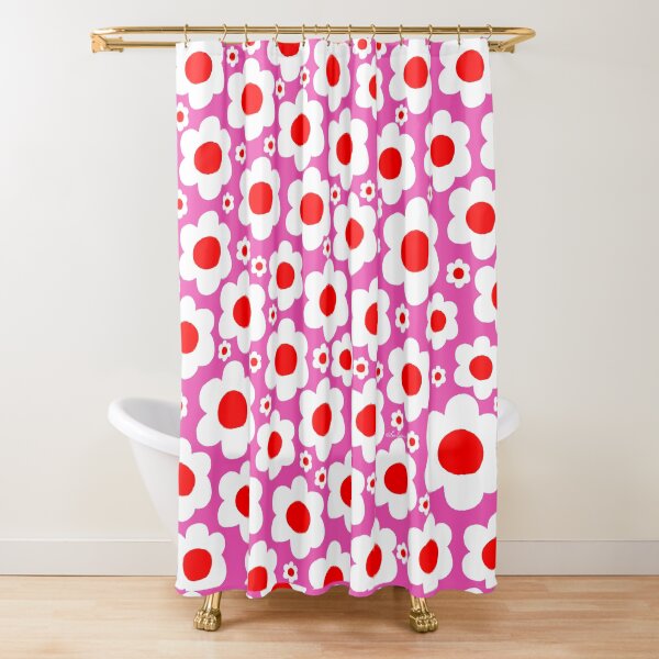 Vista previa del artículo con la obra «Flores pop retro de los años 60», diseñado y vendido por Lois Eastlund.