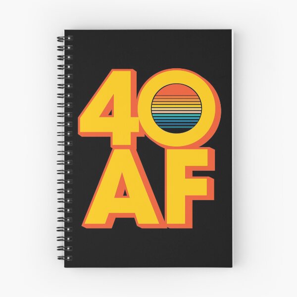 Item preview, 40 AF funny 40th birthday gift for women and men vintage Forty af born 1979 designed and sold by Scoopivich.