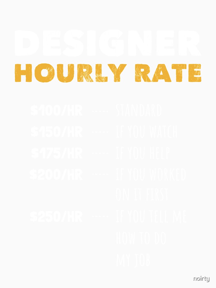 Funny Graphic Designer Hourly Rates List Price Lis' Men's T-Shirt