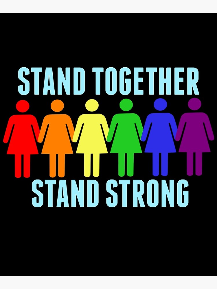 "Stand Together Stand Strong" Canvas Print by SlinkyReebs Redbubble