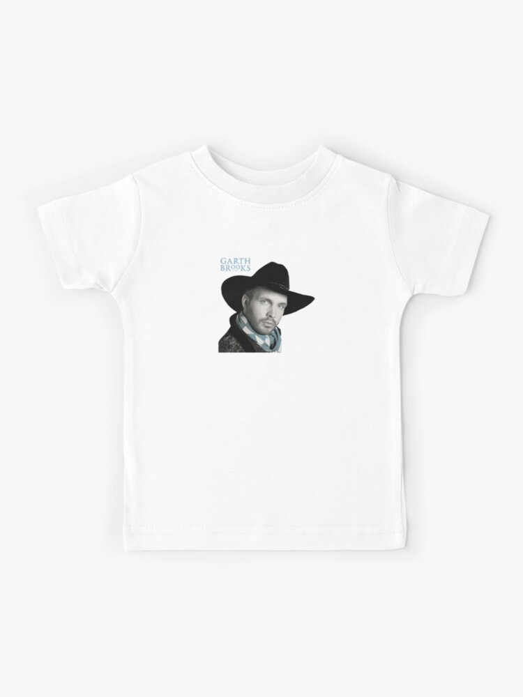 garth brooks black and white shirt