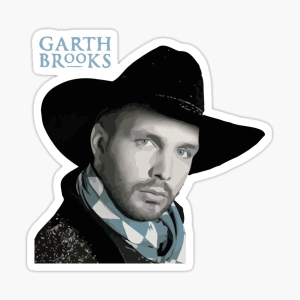 Garth Brooks Stickers | Redbubble