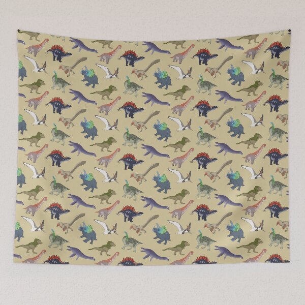 Item preview, Mesozoic Reptiles Pattern - Sand designed and sold by SnowWolpard.