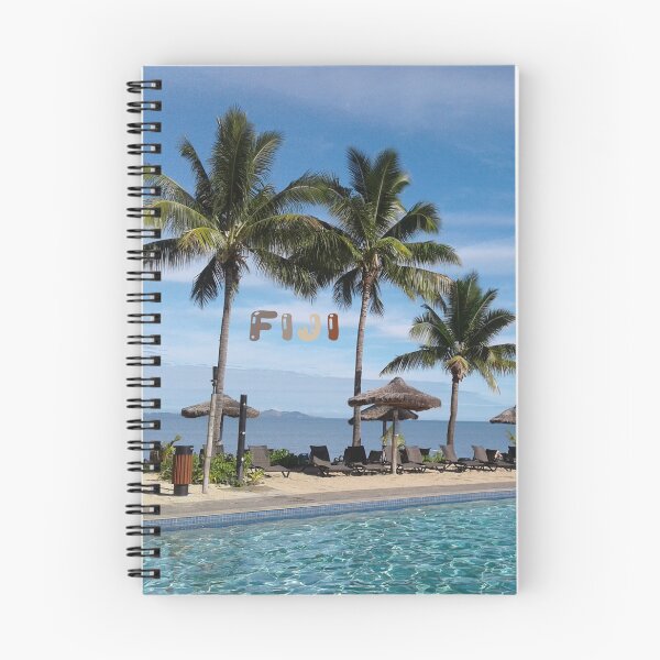 Item preview, FIJI Islands Paradise Palms with Fiji Brown Text designed and sold by KarenBarron.