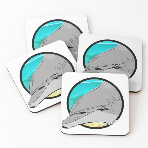 Item preview, Dolphin portrait  designed and sold by Manalopangaea.