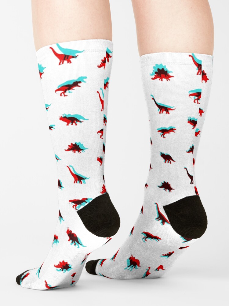 Alternate view of Dinosaur 3D Socks