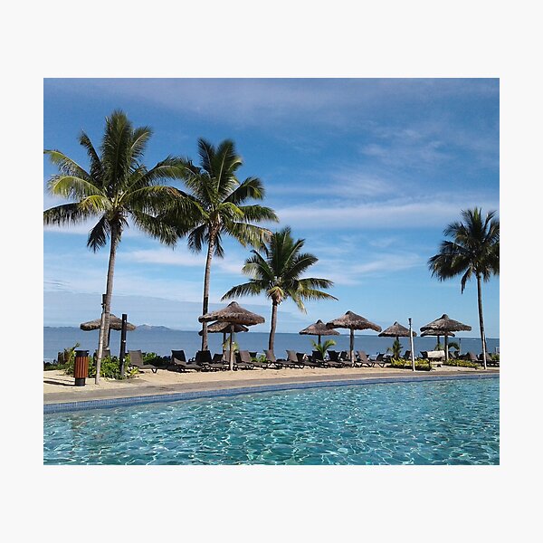 FIJI Islands Paradise Palms Photographic Print