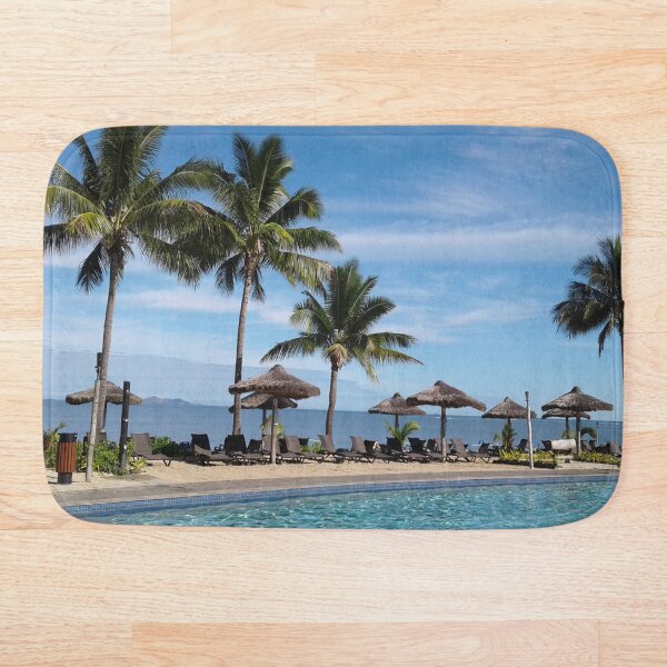 FIJI Islands Paradise Palms Bath Mat
