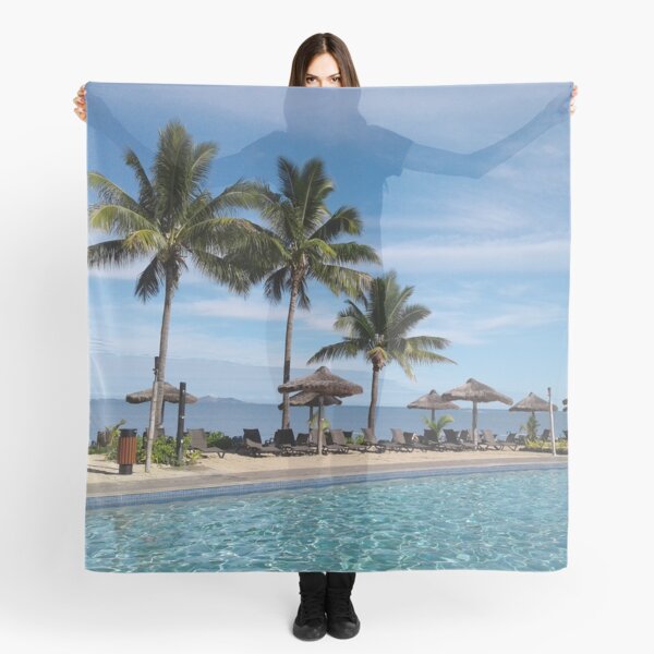FIJI Islands Paradise Palms Scarf