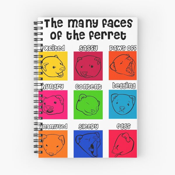Item preview, The Many Faces of the Ferret designed and sold by Schae Myers.