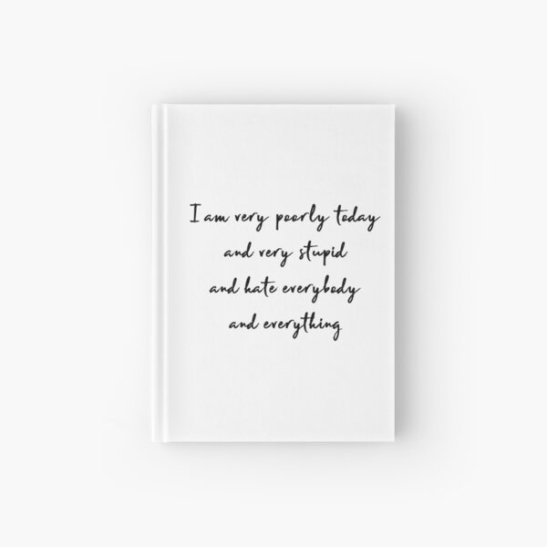 Darwin had bad days too Hardcover Journal