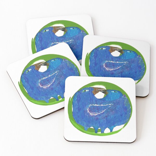Item preview, Two Blue Parrots designed and sold by Ginny Luttrell.