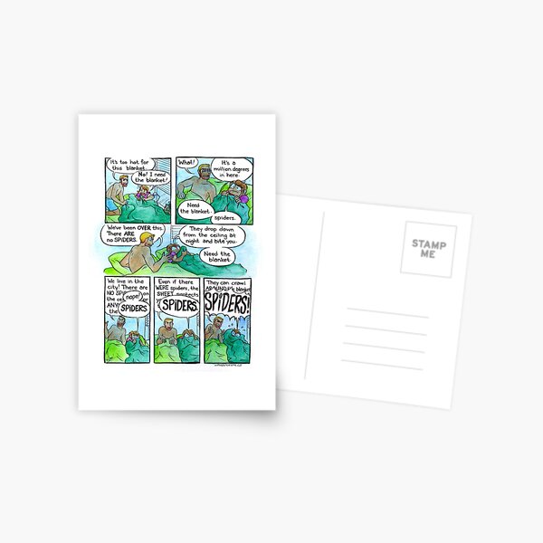 Wasted Talent - Spiders Postcard