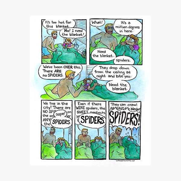 Wasted Talent - Spiders Photographic Print