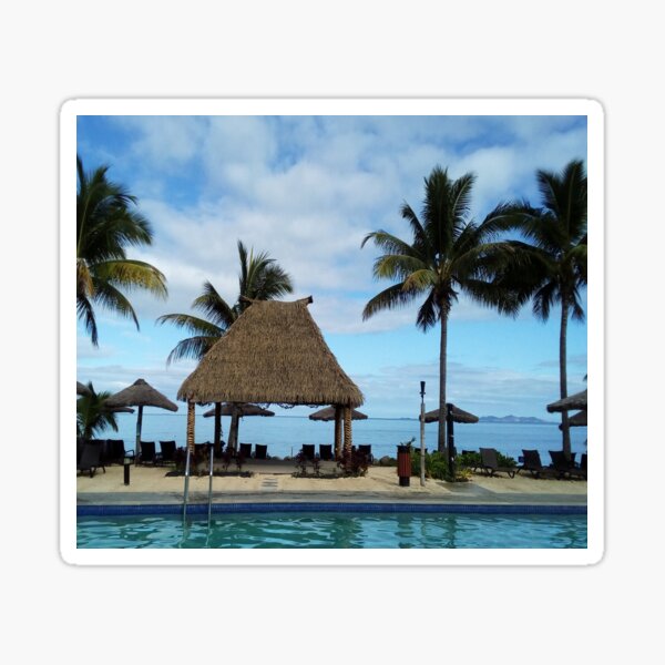 FIJI Islands Fijian Bure Sticker