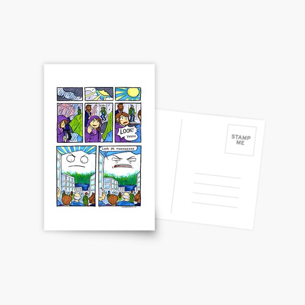Wasted Talent - Mountain Transfixion Postcard