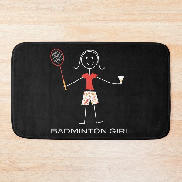 Item preview, Funny Womens Badminton Girl Sports Illustration designed and sold by whyitsme.