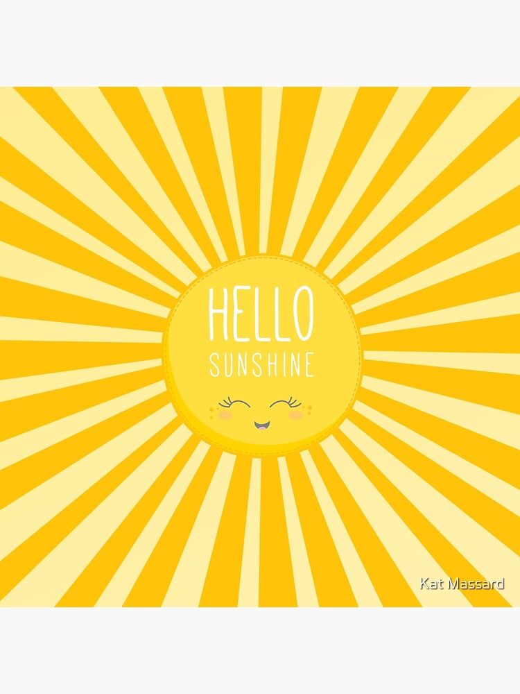 KIDS KAWAII - HAPPY SMILING SUN - HELLO SUNSHINE | Poster