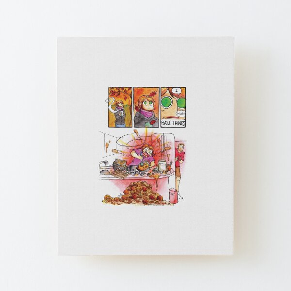 Wasted Talent - Fall Frenzy Wood Mounted Print