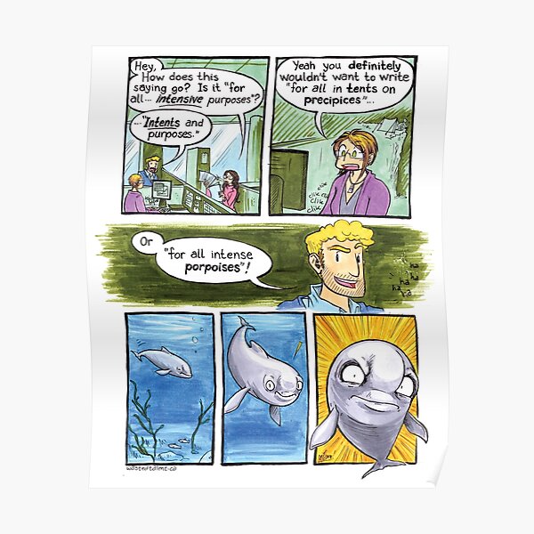 Wasted Talent - Intense Porpoise Poster