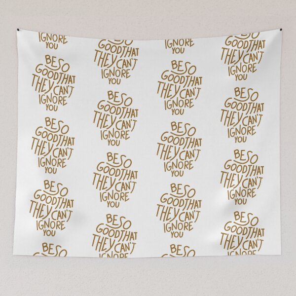 Artikelvorschau, Motivational Inspirational and Positive quote - be so good they can’t ignore you typography text art by Word Fandom - wordfandom entworfen und verkauft von Kerry Pritchard.