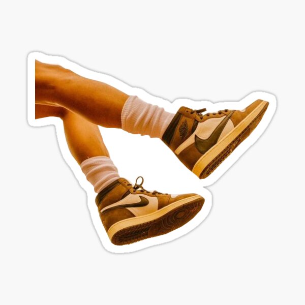 Travis Scott Jordan 1 Sticker