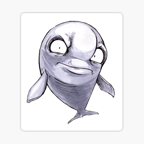 Intense Porpoise Sticker