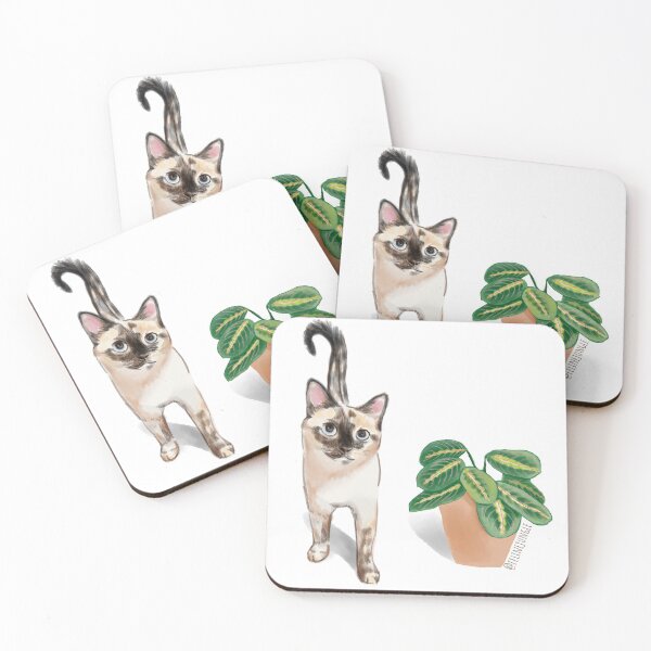 Item preview, Maranta Cat designed and sold by felinejungle.