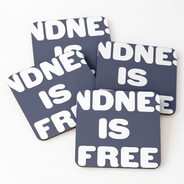 Item preview, Kindness is Free - inspirational quote for living life designed and sold by ABdigitaldesign.
