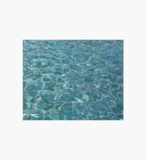 FIJI Islands Resort Blue Art Board Print